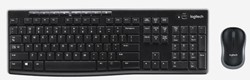 Clavier + souris Logitech MK270 sans fil QWERTY noir