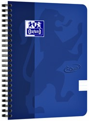 Cahier à spirale Oxford Touch A5 ligné 140 pages 80g bleu