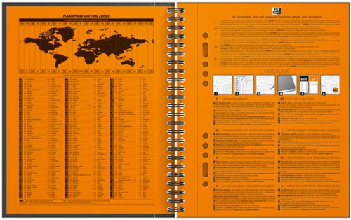 Spiraalblok Oxford International Notebook A5+ ruit 160 pagina's-2