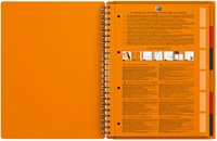 Cahier à spirale Oxford International Organizerbook A4+ ligné 160 pages-1