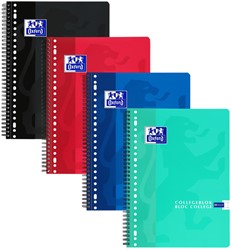 Bloc de cours Oxford School A4 23 perf carreau 10mm 160 pages assorti