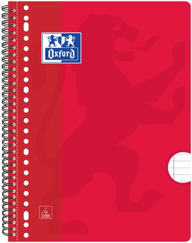 Bloc collège Oxford School A4+ 23 perf ligné 160 feuilles 80g assorti-3