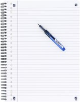 Bloc collège Oxford School A4+ 23 perf ligné 160 feuilles 80g assorti-5