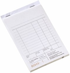 Bloc de caisse Djois Atlanta 142x100mm 50x 2 feuilles carbone sans bois blanc