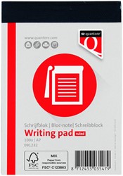 Bloc-notes Quantore A7 ligné 100 feuilles 60g