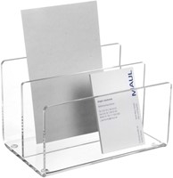 Trieur de bureau MAUL 2 compartiments 150x100x100mm acryl-2
