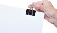 Pince à papier MAUL 215 Foldback 19mm noir 6 pièces-4