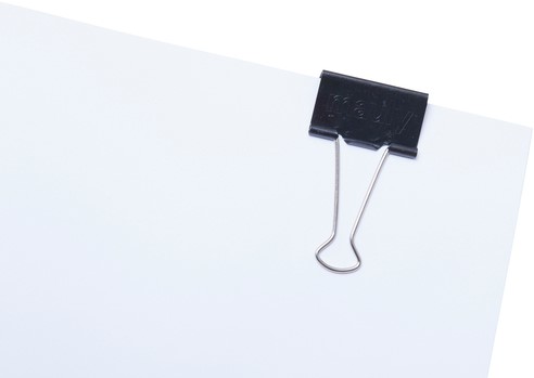 Pince à papier MAUL 215 Foldback 19mm noir 6 pièces-3