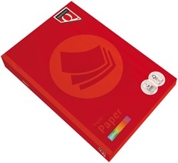 Papier copieur Quantore Colour A3 120g rouge vif 250 feuilles