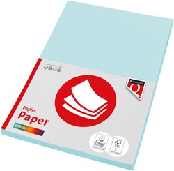 Papier copieur Quantore Colour A4 80g bleu clair 100 feuilles