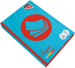 Papier copieur Quantore Colour A3 120g bleu azur 250 feuilles