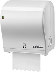 Distributeur rouleau essuie-mains Satino PT1 manuel 331520 Medium blanc