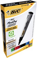 Feutre BIC 2000 ECOlutions ogive Large assorti boîte 4 pièces