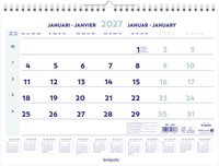 Calendrier mensuel 2027 Brepols 43x31,5cm