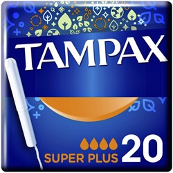 Tampons Tampax Cef Super Plus 20 pièces