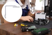 Lampe de bureau MAULintro LED avec pince dimmable blanc-6