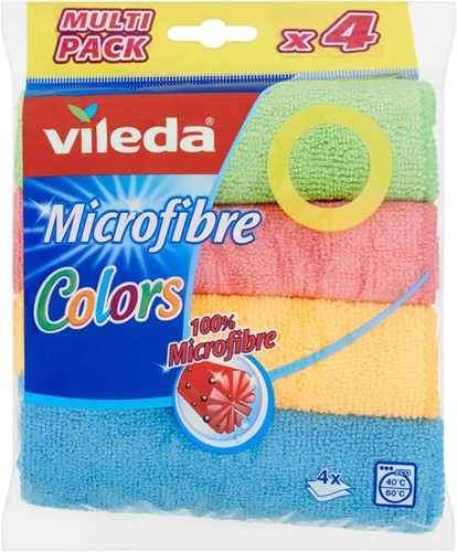 Chiffon microfibre Vileda paquet de 4 pièces