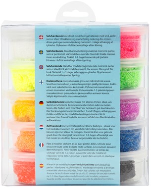 Pâte à modeler Foam Clay Base 10x 35g assorti-3