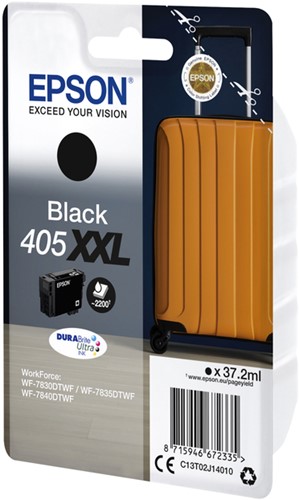 Cartouche d'encre Epson 405XXL T02J14 noir