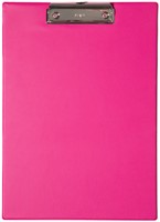 Porte-bloc MAUL A4 portrait PVC néon rose