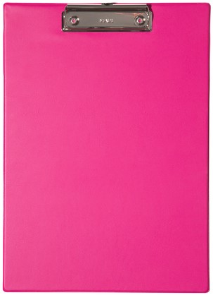 Porte-bloc MAUL A4 portrait PVC néon rose