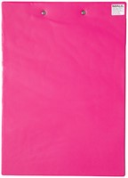 Porte-bloc MAUL A4 portrait PVC néon rose-2
