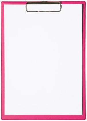 Porte-bloc MAUL A4 portrait PVC néon rose-3