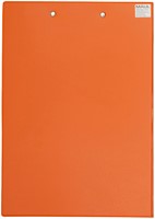 Porte-bloc à rabat Maul A4 portrait avec boucle-stylo PVC néon orange-2
