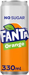 Boisson Fanta orange Zero canette 330ml