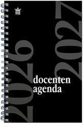 Agenda scolaire 2026-2027 Ryam Docenten 12x19cm 7 jours/2 pages spirale noir (NL)