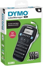 Etiqueteuse Dymo LabelManager 160 portable qwerty 12mm valuepack