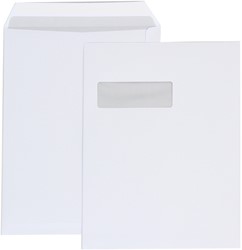 Enveloppe Office 229x324 C4 Autocollante fenêtre gauche 120g
