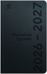 Agenda scolaire 2026-2027 Ryam Docent DeLuxe 7 jours/2 pages noir (NL)
