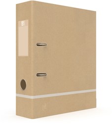 Classeur à levier Oxford Touareg A4 80mm carton naturel/blanc