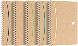 Cahier à spirale Oxford Touareg A5 ligné 180 pages assorti