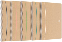 Cahier à spirale Oxford Touareg A4 ligné 180 pages assorti