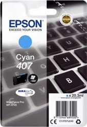 Cartouche d'encre Epson 407 T07U240 bleu