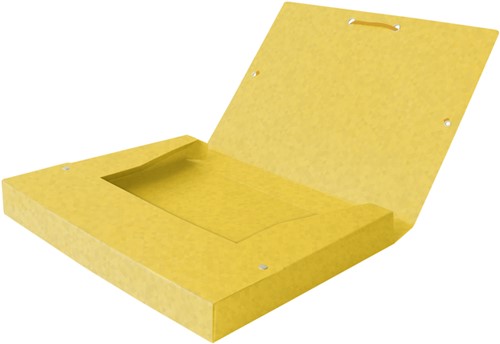Boîte de classement à élastique Oxford Top File+ A4 40mm jaune-2