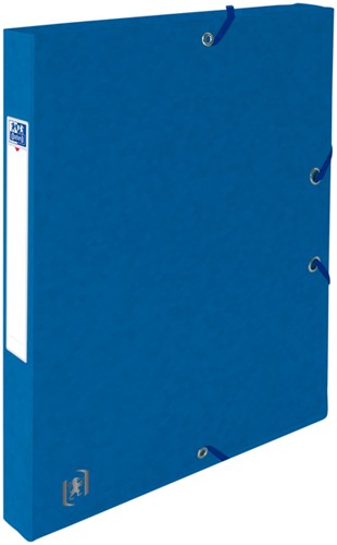 Boîte de classement à élastique Oxford Top File+ A4 25mm bleu