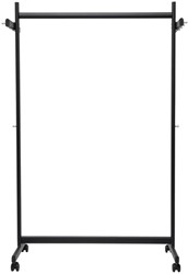 Vestiaire mobile MAULsamba 115x172x51cm 40kg 10 crochets noir RAL9004