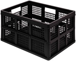 Bac de rangement Really Useful 45 litres 570x390x285mm pliable noir