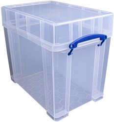 Boîte de rangement Really Useful 19 litres 395x255x330mm transparent blanc