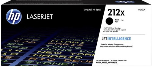 Cartouche toner HP W2120X 212X noir