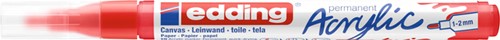 Marqueur acrylique edding e-5300 Fin rouge trafic-2