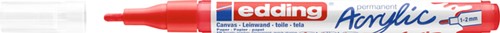 Marqueur acrylique edding e-5300 Fin rouge trafic
