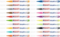 Marqueur acrylique edding e-5300 Fin rouge trafic-3