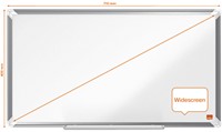 Tableau blanc Nobo Premium Plus Ecran Large 40x71cm émaillé-3