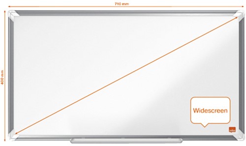 Tableau blanc Nobo Premium Plus Ecran Large 40x71cm émaillé-3