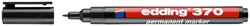 Marqueur edding 370 ogive 1mm noir