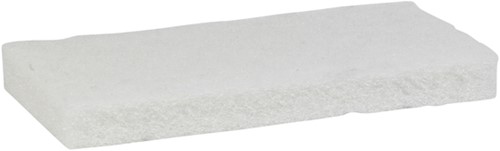 Tampon à récurer Vikan souple 125x245x23mm nylon blanc